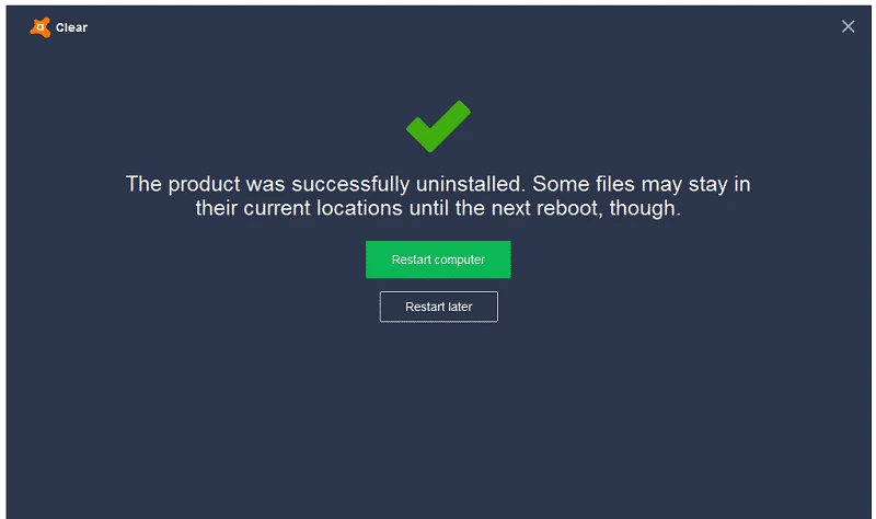 Avast Clear — لقطة شاشة 4